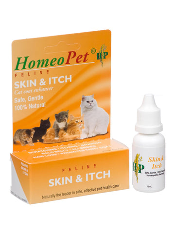HomeoPet, Feline Skin and Itch, 15 ml