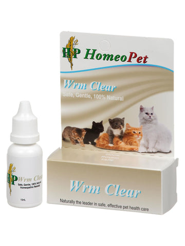 HomeoPet, Feline Wrm Clear, 15 ml