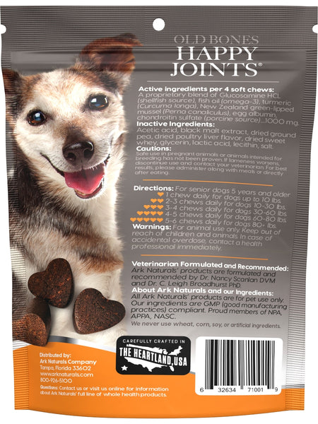 Ark Naturals, Gray Muzzle Old Dog! Happy Joints!, 90 chews