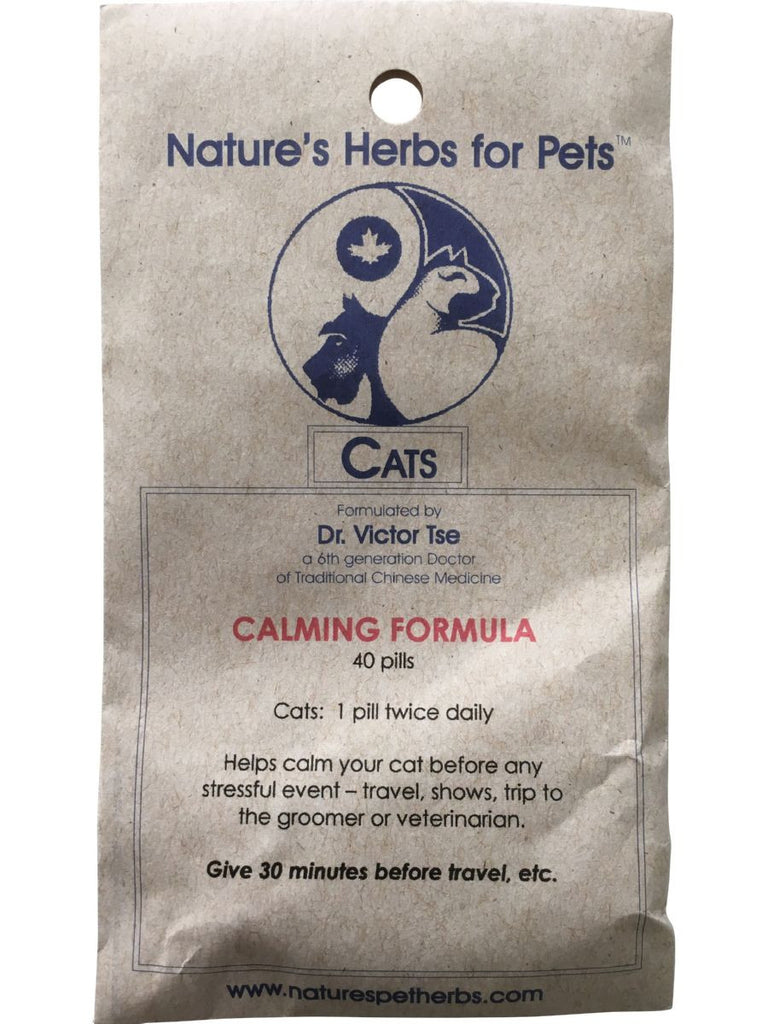 Natures Herbs for Pets, Calming Formula for Cats, 40 ct