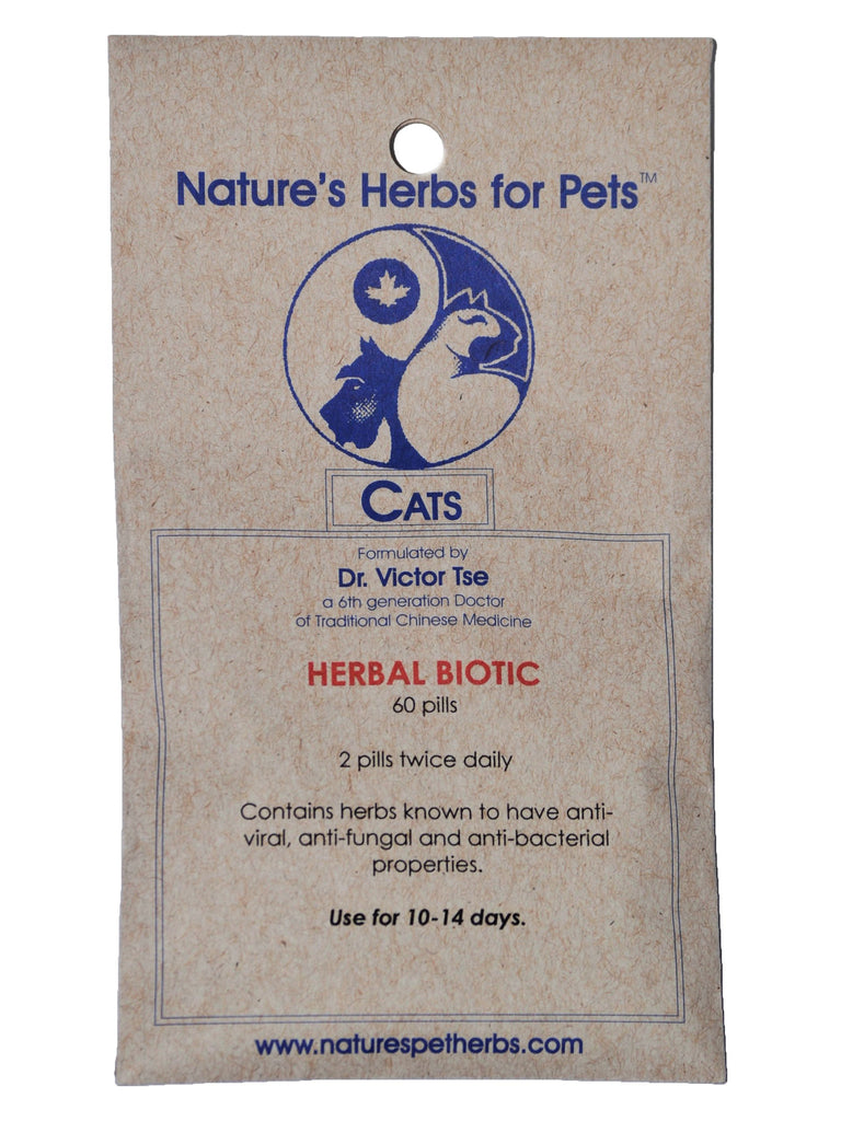 Natures Herbs for Pets, Herbal Biotic for Cats, 40 ct