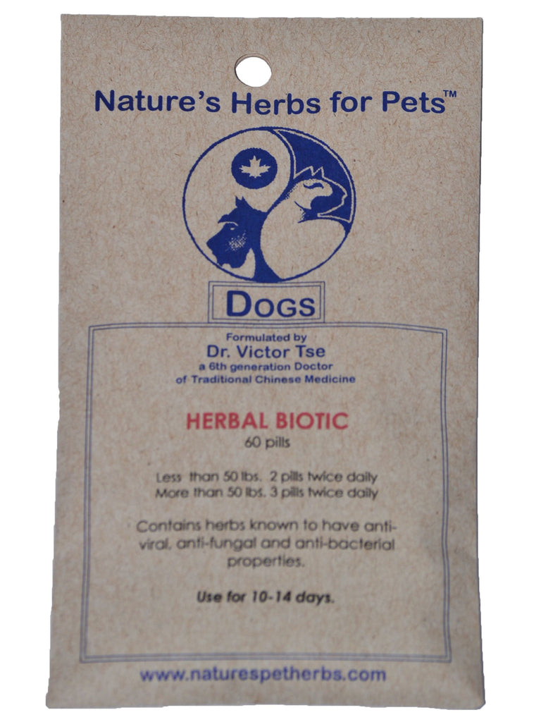 Natures Herbs for Pets, Herbal Biotic for Dogs, 40 ct