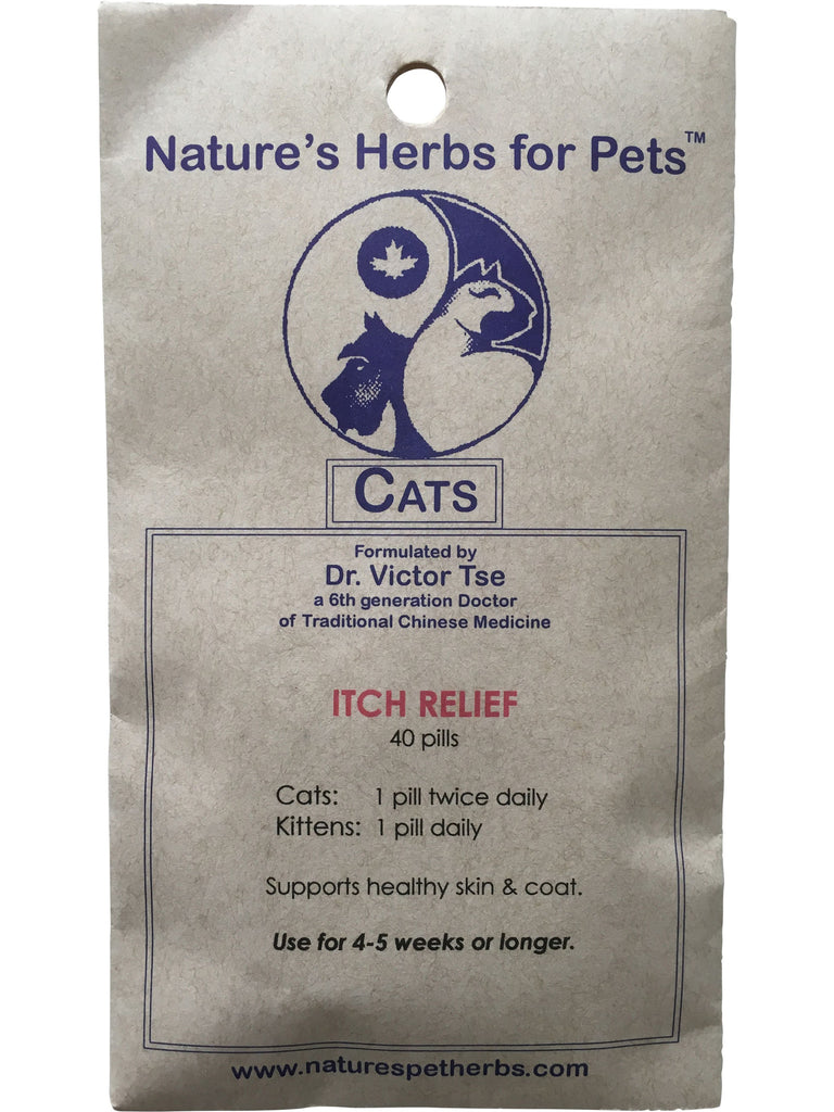 Natures Herbs for Pets, Itch Relief for Cats, 40 ct