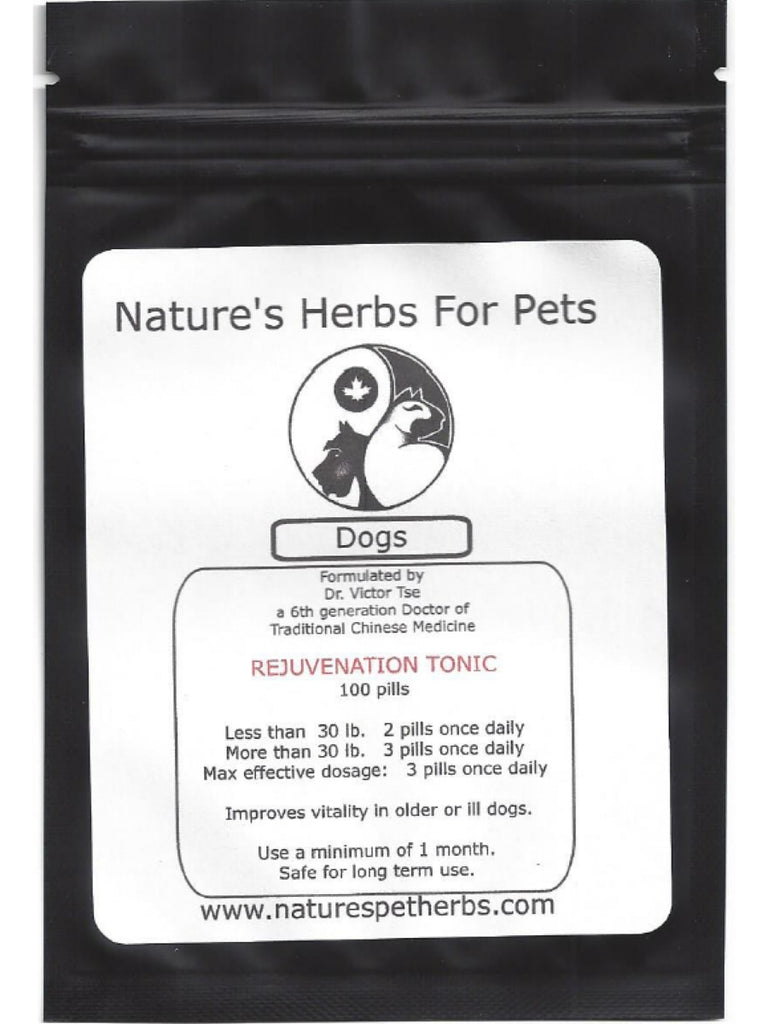 Natures Herbs for Pets, Rejuvenation Tonic for Dogs, 100 ct