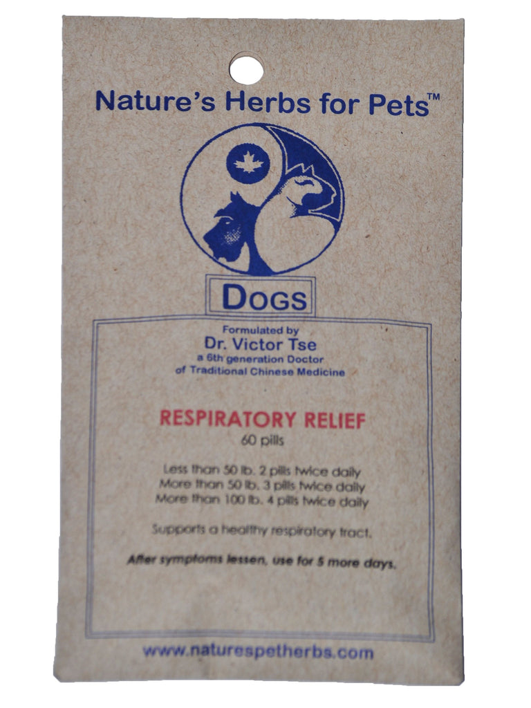 Natures Herbs for Pets, Respiratory Relief for Dogs, 60 ct