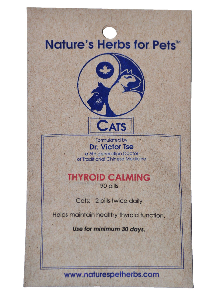 Natures Herbs for Pets, Thyroid Calming for Cats, 90 ct