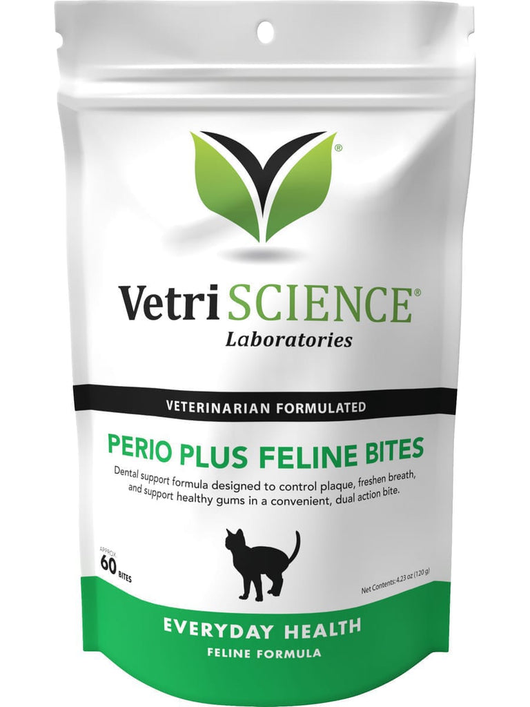 VetriScience Laboratories, Perio Plus Feline Bites, 60 Bites