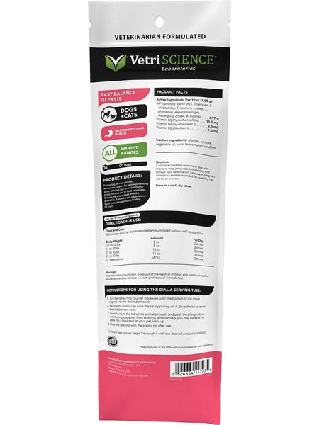 VetriScience Laboratories, Fast Balance GI Paste, 35cc Tube