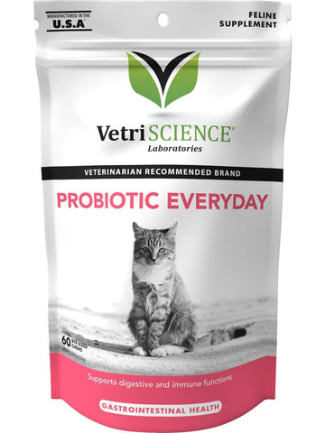 VetriScience Laboratories, Probiotic Everyday, 60 Bite-Sized Chews