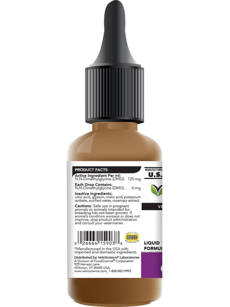 VetriScience Laboratories, Vetri DMG Liquid, 1 fl oz